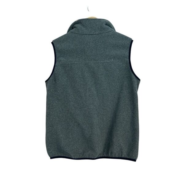 Patagonia Women’s Synchilla Snap-T Vest in Nickel Gray & Navy Blue, Size Small - Picture 11 of 11